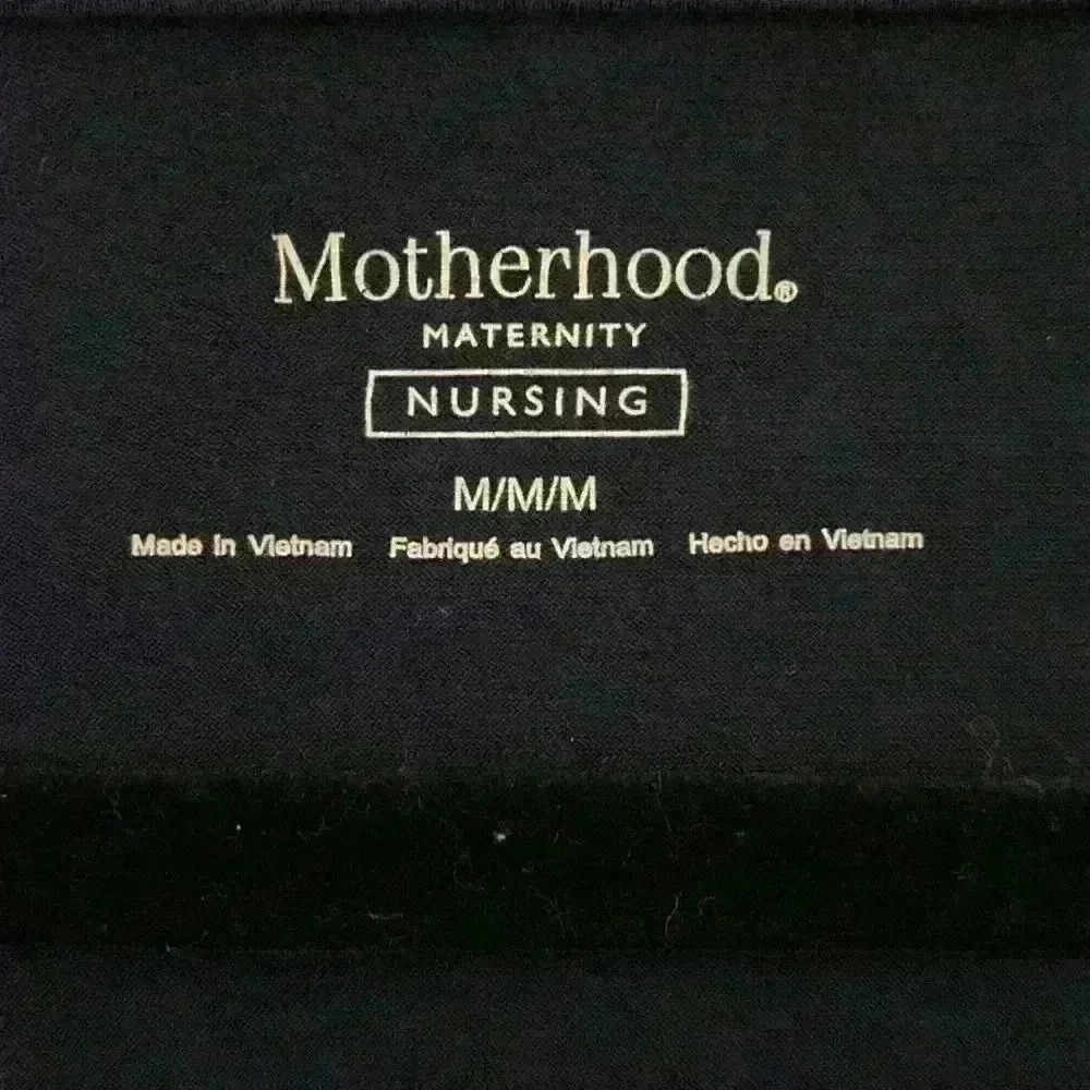 Motherhood Maternity Navy Blue Tie Front Nursing Top - Picture 2 of 6